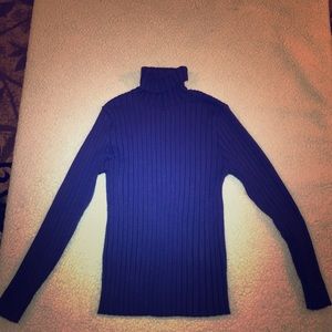 Blue/Purple Super Stretch Turtle Neck